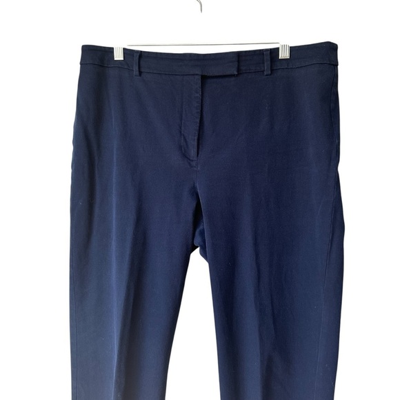 Talbots Navy High-Waist Straight Leg Pant, size 14 - Picture 2 of 5